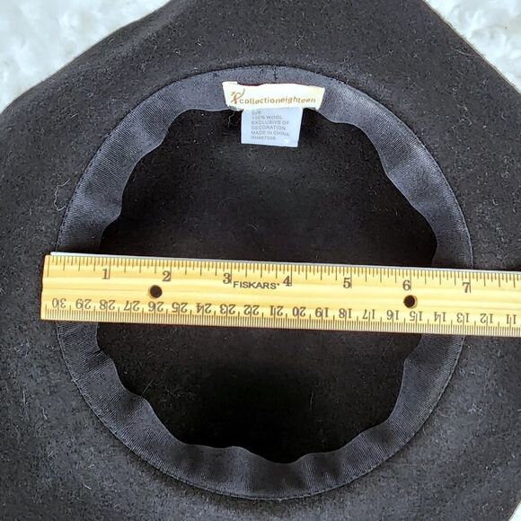 Collection Eighteen Wool Hat Black One Size - Picture 8 of 9